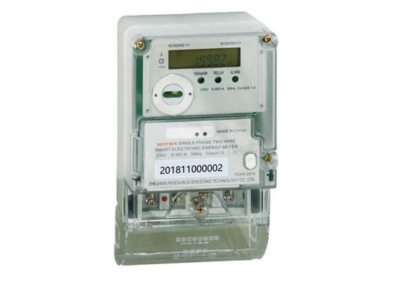 IEC62052 Advanced AMI Smart Meter Fase Tunggal 240V 20 80 A 10100 A