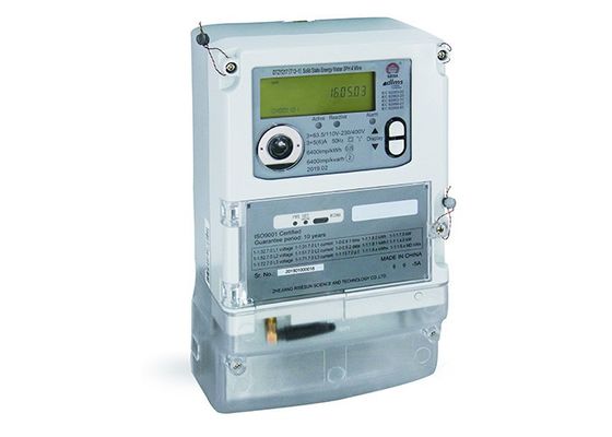 RF PLC ZigBee Gprs Smart Meter Dengan Komunikasi Sesuai DLMS 3 × 120 208V