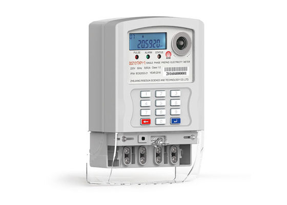 IEC 62055 31 Single Phase Digital Energy Meter Electric Meter Dengan Keypad
